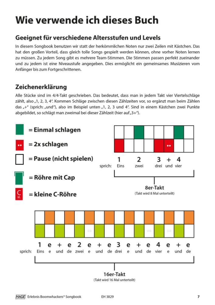 Erlebnis Boomwhackers® Songbook