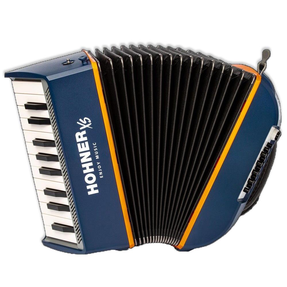 Accordéon XS Bleu-Orange, modèle pour les petits débutants :-)