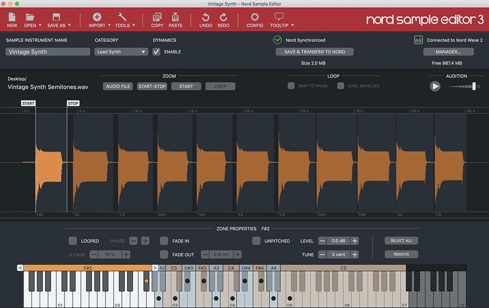 Nord Wave 4-part performance synthesizer