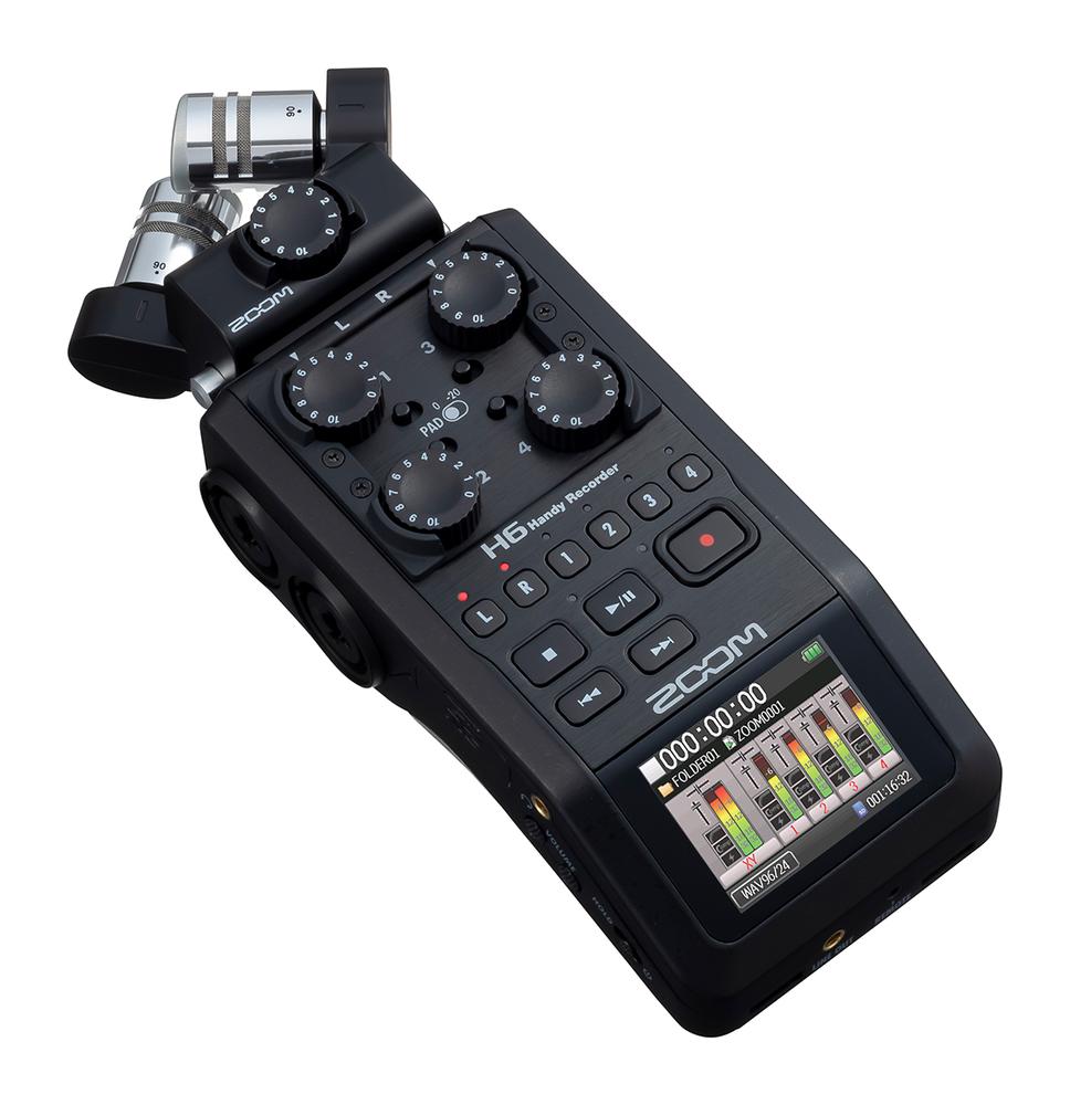 H6 Black Handy Recorder included free APH-6 H6 Accessory Pack