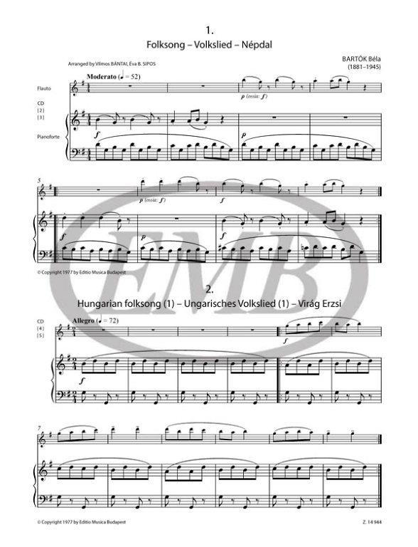 13 Easy Pieces for Flute and Piano