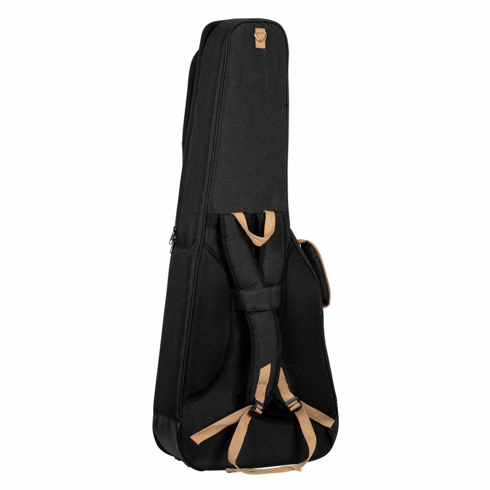 Full Size Classic 4/4 DeLuxe Gigbag Concert Guitar - black