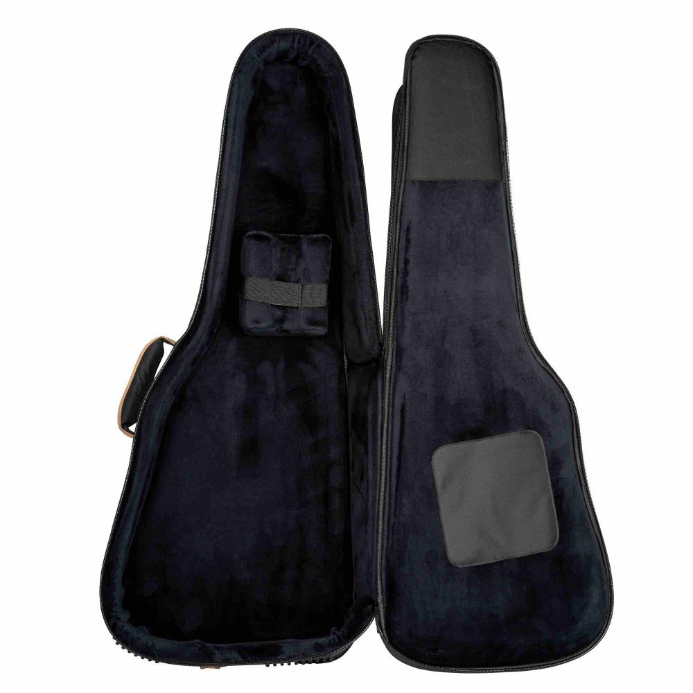 Full Size Classic 4/4 DeLuxe Gigbag Concert Guitar - black