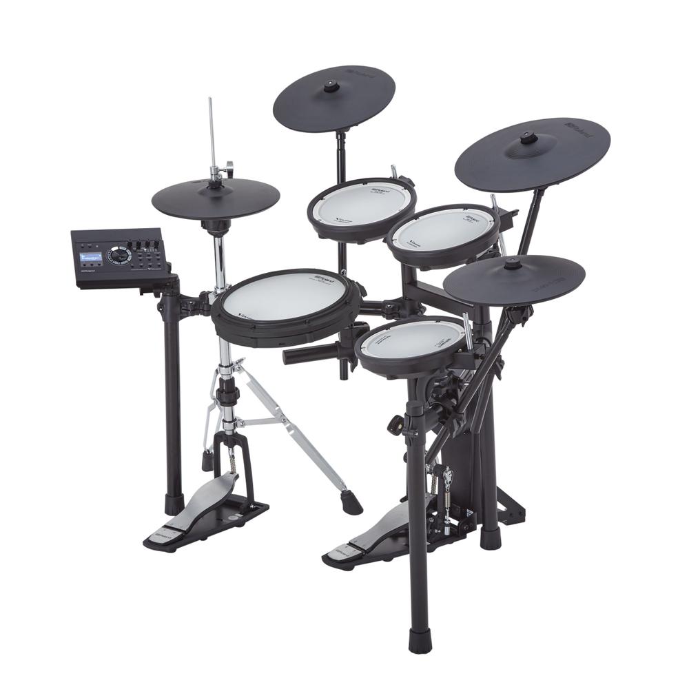 V-Drums Kit TD-17 KVX2 - five-pad electronic drum kit plus Crash, Ride, and hi-hat VH-10 cymbals with pedal controll incl. MDS-Compact Drum Stand 