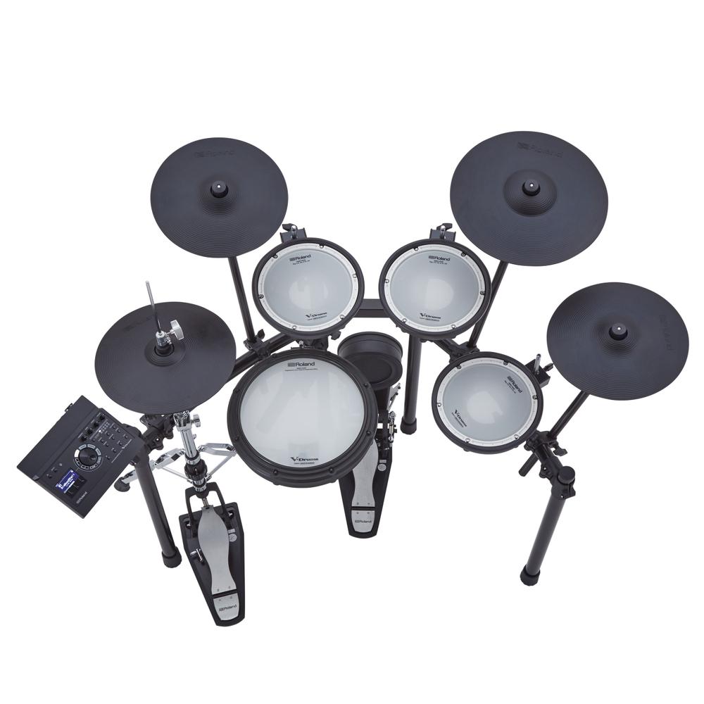 V-Drums Kit TD-17 KVX2 - five-pad electronic drum kit plus Crash, Ride, and hi-hat VH-10 cymbals with pedal controll incl. MDS-Compact Drum Stand 