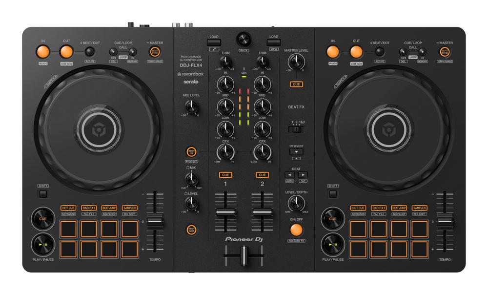 2-channel Entry-level DJ controller for rekordbox and Serato DJ Pro