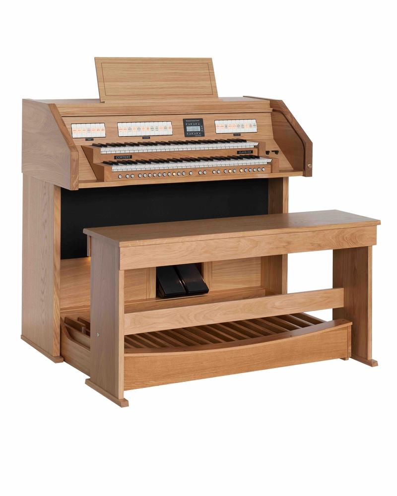 Classic Organ Clavis 224 with Basspedalboard 30T-Note konkav-parallel & Bench ( CMB121 )