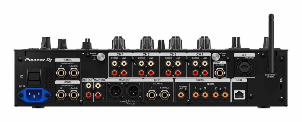 4 Channel Professional Digital DJ Mixer 32 bit A/D and D/A converters