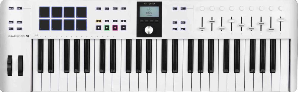 KeyLab Essential 49 MK3 - Midi USB Keyboard Controller - White