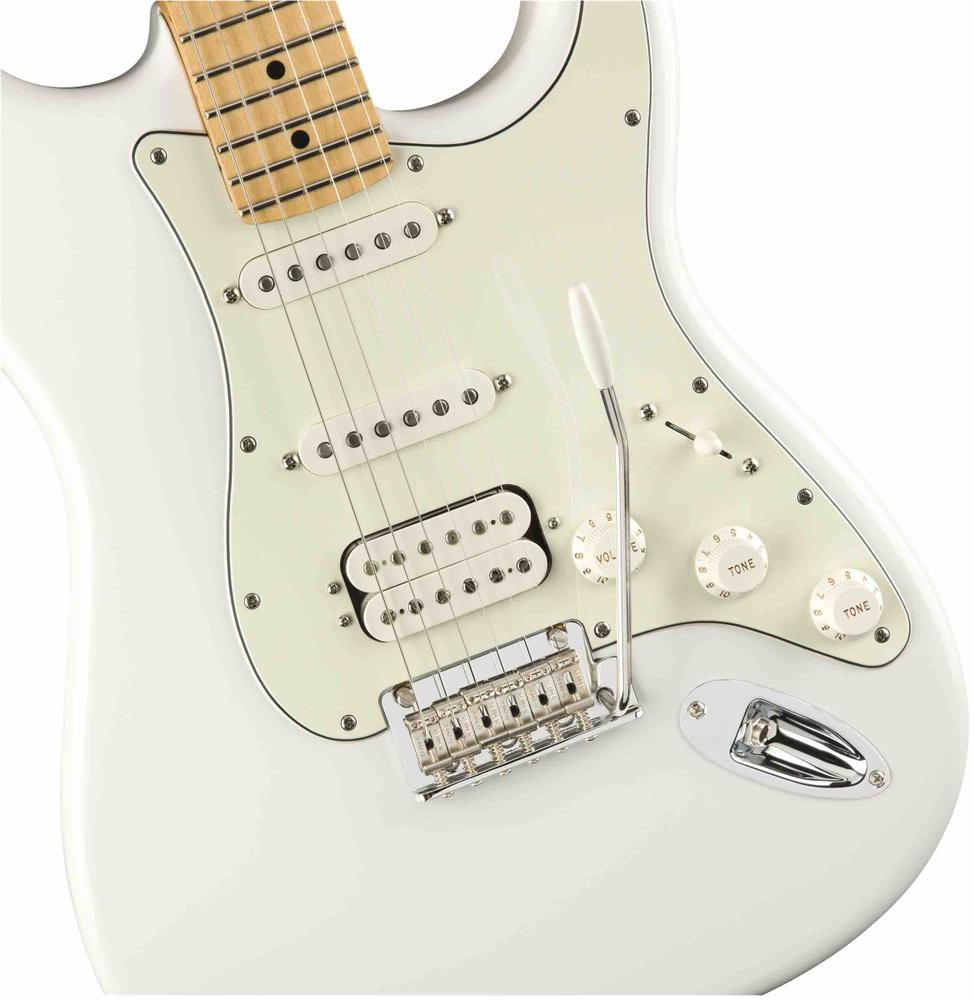 Player Stratocaster® HSS, Maple Fingerboard, Polar White 