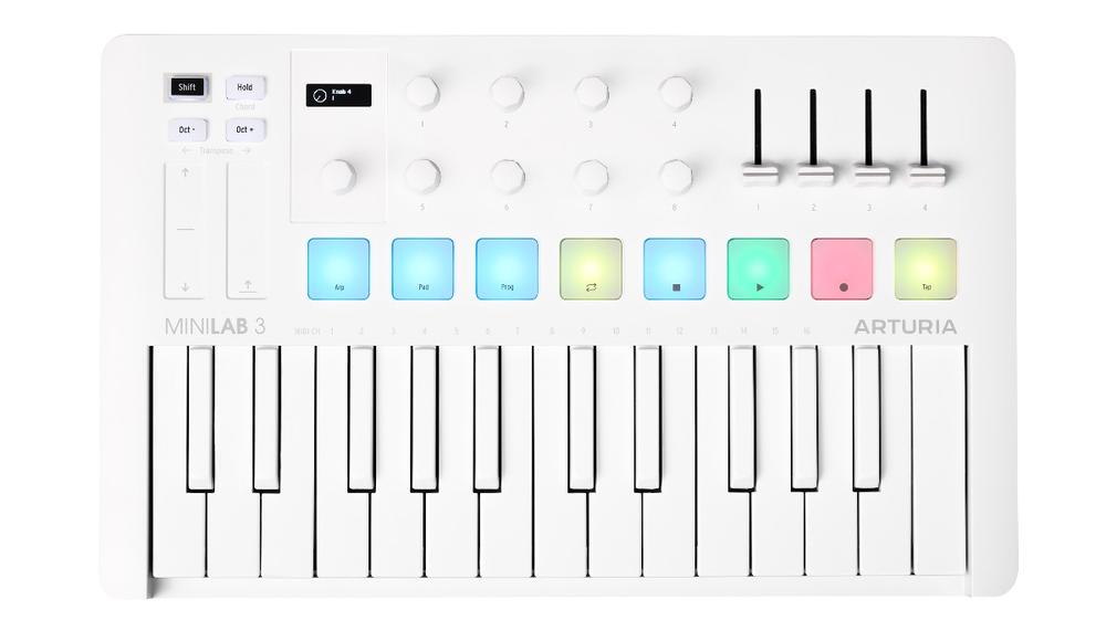 MiniLab 3 Midi Controller - Alpine White - limited edition 