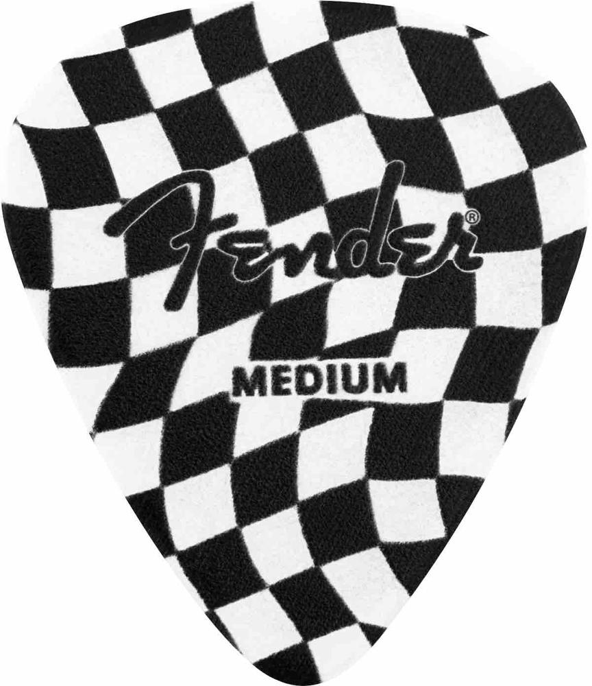 351 Celluloid Picks, Checkerboard, (8 pieces )  Medium