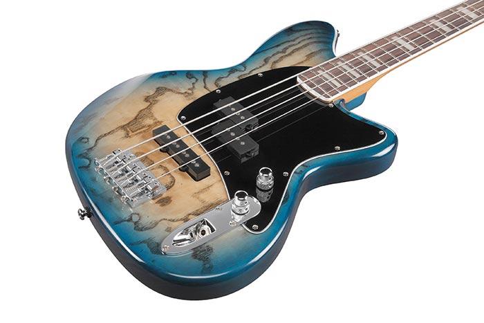 4-Strings Talman Bass Guitar Cosmic Blue Starburst