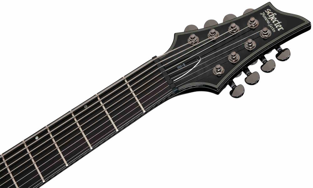 E-Gitarre, Hellraiser Hybrid C-8, Trans Black Burst 