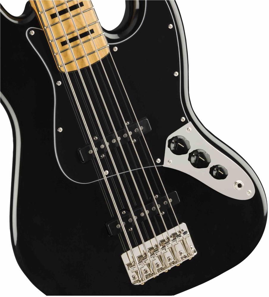 Classic Vibe '70s Jazz Bass® V, Maple Fingerboard, Black  ( available late May )