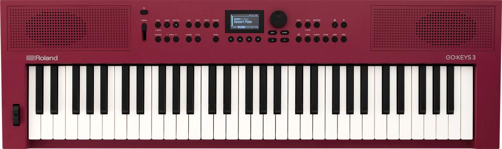 GO:KEYS 3 Music Creation Keyboard - Dark Red