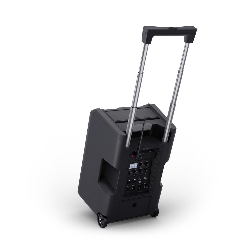 10" Portable battery-powered Bluetooth® PA System with mixer and 1x wireless handheld microphone