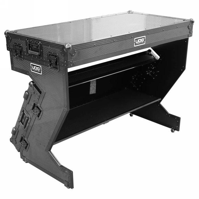 UDG Ultimate Flight Case Portable Z-Style DJ Table Black Plus (Wheels)Available on request!