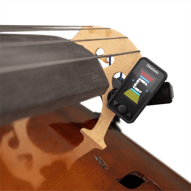 D'Addario Eclipse rechargeable tuner for cello/double bass.