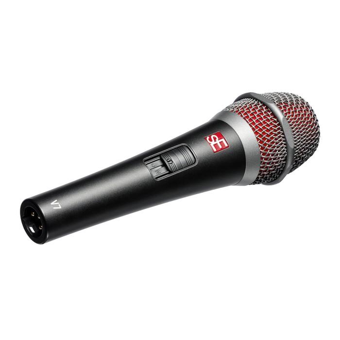 V7 Premium Dynamic Vocal Mic with switch