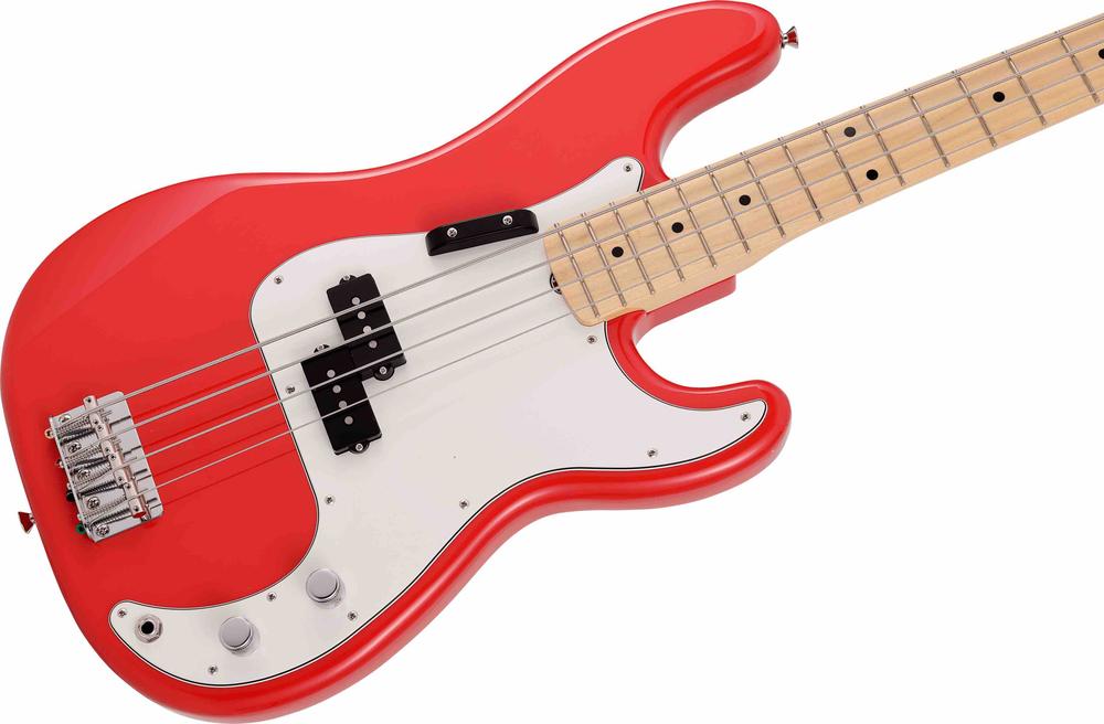 Made in Japan Limited International Color Precision Bass®, Maple Fingerboard, Morocco Red 