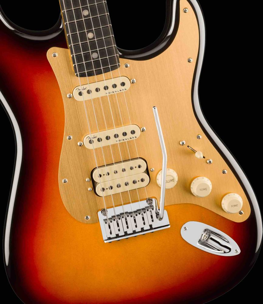 American Ultra II Stratocaster® HSS, Ebony Fingerboard, Ultraburst 