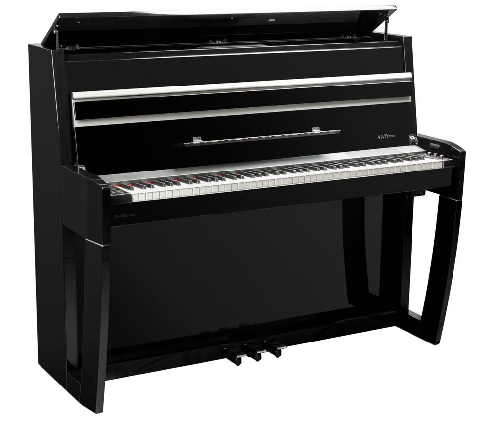 Digital Vertical Grand Up-Right Piano # Black Polished