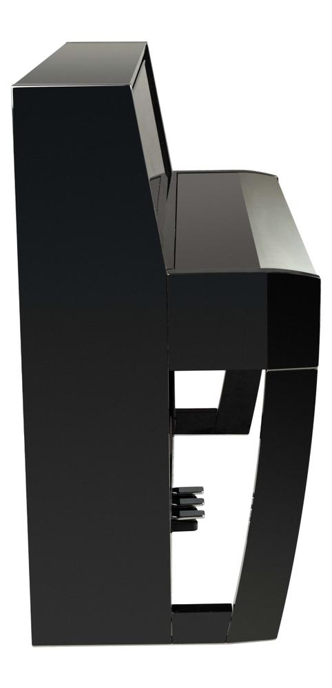 Digital Vertical Grand Up-Right Piano # Black Polished