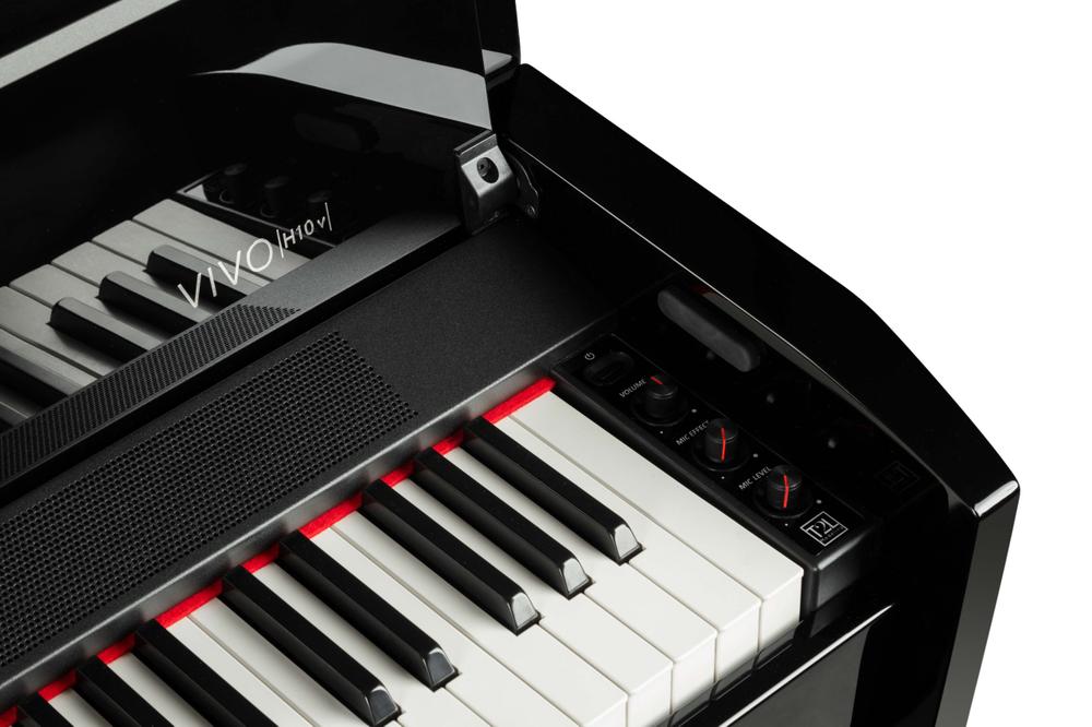 Digital Vertical Grand Up-Right Piano # Black Polished