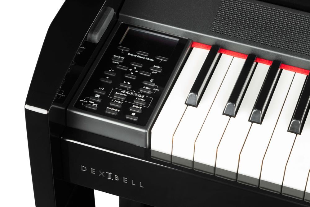 Digital Vertical Grand Up-Right Piano # Black Polished