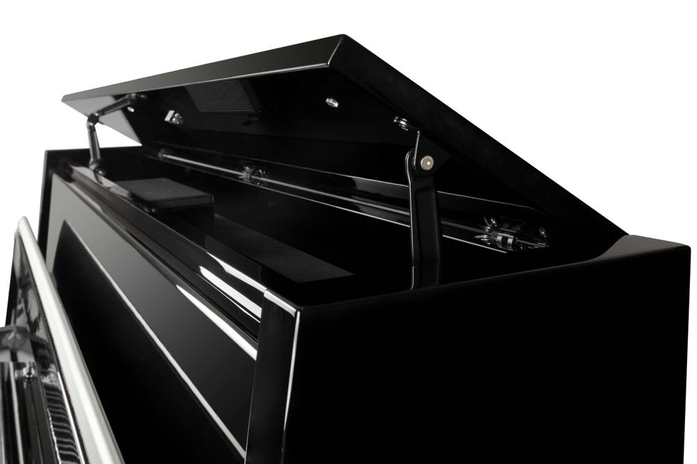 Digital Vertical Grand Up-Right Piano # Black Polished