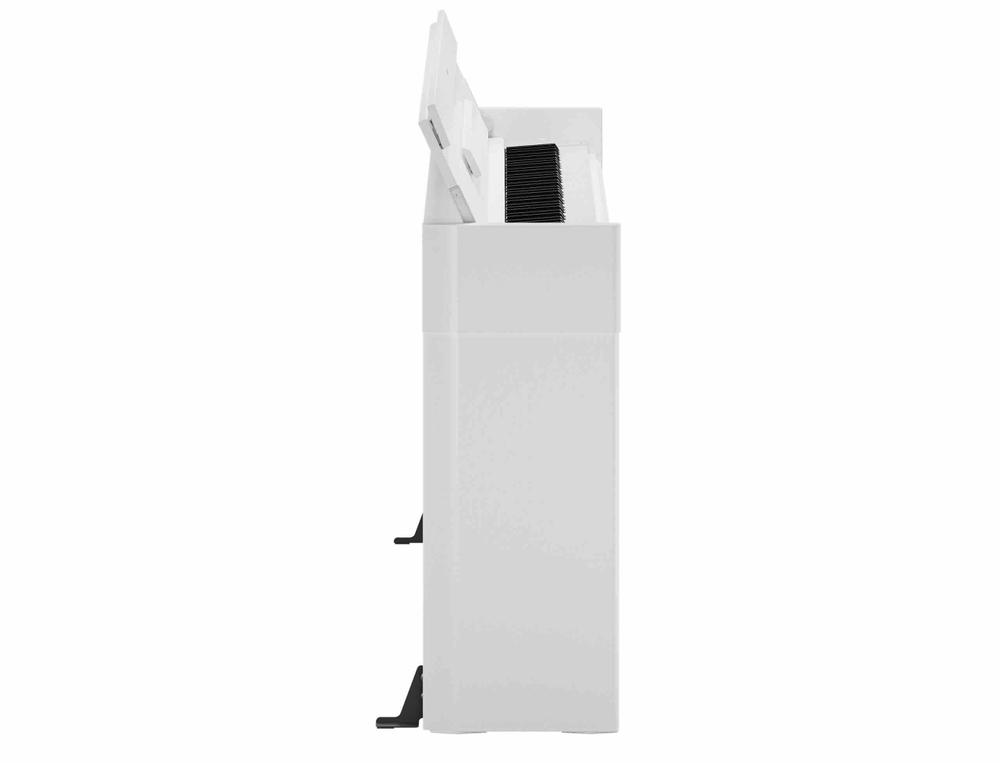 Arius Digital Piano Black Satin Slim Design - White