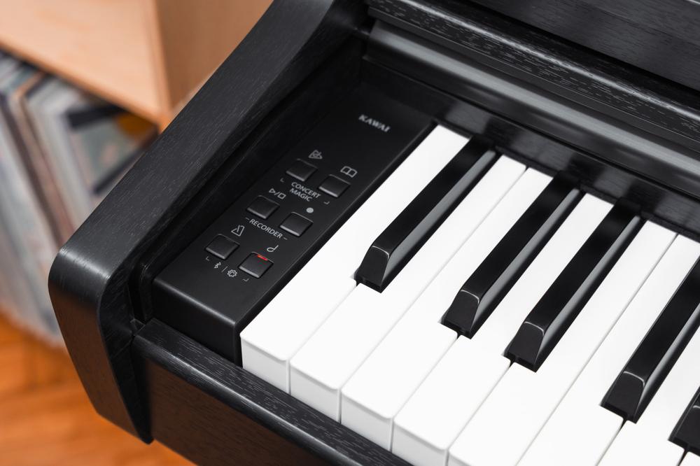 Digital Upright Home Piano CX202 # Black Satin